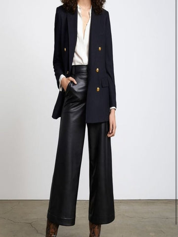 Pantalón en cuero sintetico